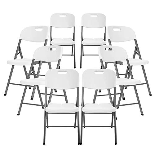 MIREL. Paquete de 8 Sillas Fiesta Plegables para Interiores...