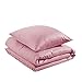 Produktbild AmazonBasics  Bettwäsche-Set, 100 % superweiche Baumwolle, 135 x 200 cm / 80 x 80 cm, Zartrosa