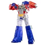 YOLOPARK Transformers Toys G1 Optimus Prime with Upgraded Weaponry - Transparent Version,7.87 Inch Highly Articulated Optimus Prime Transformer Toys for Ages 15 and Up,No Converting