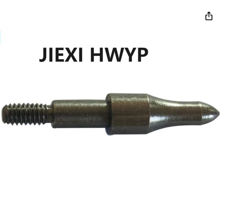 JIEXI HWYP Archery 100 Grain Arrow Points for ID 6.2mm Arrow Pack of 50