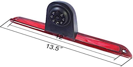 Miniatura 3 de Sistema de cámara de respaldo con luz de freno Sprinter compatible con Transporter Sprinter W906 2007-2018Crafter Truck Vans 2007-2016 (con monitor