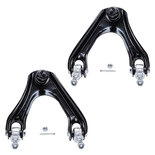 Image of Detroit Axle - Front Upper Control Arms & Ball Joints and Outer Tie Rods Replacement for 1994-97 Honda Accord 1995-97 Odyssey 1997-99 Acura CL 1996-99 Isuzu Oasis - 4pc Set