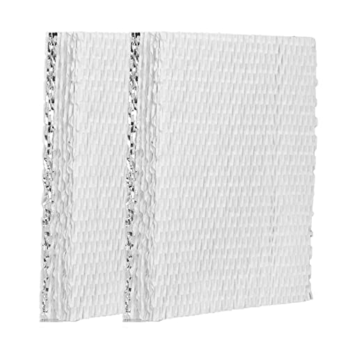 HIFROM 2Pack Replacement Humidifier Wick Filters, Water Panel Filter Compatible with Honeywell HE100 HE150 HE220 Aprilaire 110 220 500 550 Lennox WB2-12 WB3-12 WB3-12A Humidifier