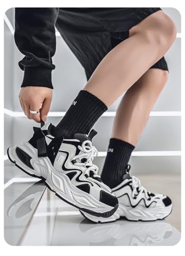 Men's Summer mesh Breathable Casual Sports Shoes. Thick Sole, Anti-Slip and Durable. Fashionable and Versatile. Suitable for Outdoor and Daily wear.3