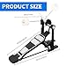 Single Bass Drum Pedal, Kick Drum Pedal for Drum Set Instrument, Single-Chain Drum Foot Pedal for Beginner & Pro Drummers