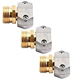 Gilmour 3/4 in. Brass/Zinc Threaded Male Clamp Coupling