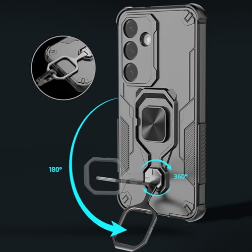 Coque de protection militaire Samsung S26 Plus fine et rotative