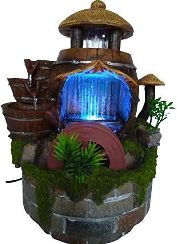 AOEC DECORZ Polystone Water Fountain (19 x 14 x 25 cm, Multicolour)