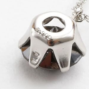 Amazon | プラチナ ネックレス ブラック ダイヤモンド 1カラット 鑑別