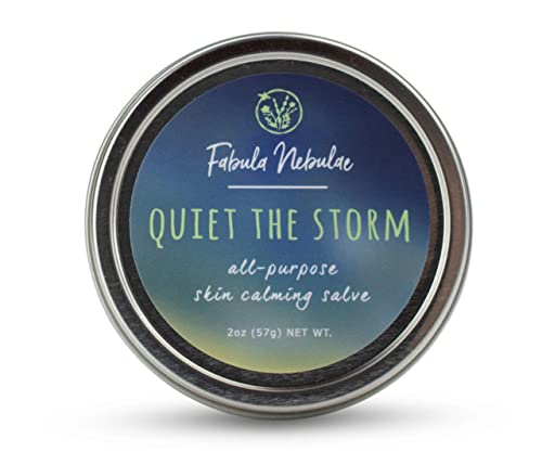 Quiet the Storm Organic Calming Salve and Calendula Ointment, Eczema Cream for Adults and Kids, Natural Hand cream for Sensitive, Dry, or Cracked Skin, Zinc Free Diaper Rash and Skin Repair Salve, 2oz