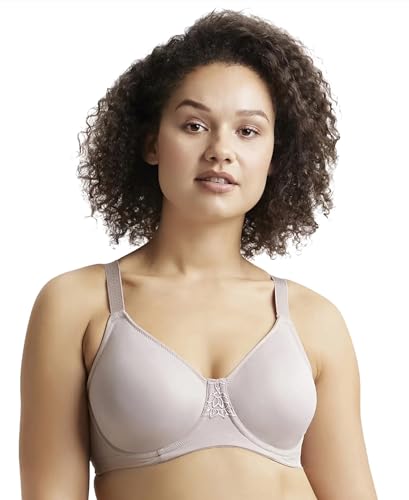 Image of Jockey 1855 Women Under-Wired Non-Padded Soft Touch Microfiber Elastane Stretch Full Coverage Minimizer Bra with Broad Wings