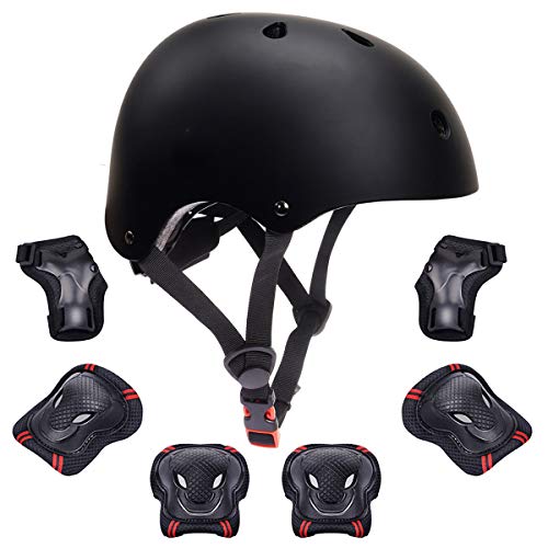 Kids Protective Gear Set Toddler Kids Bike Helmet Knee Elbow Pads Wrist Guards