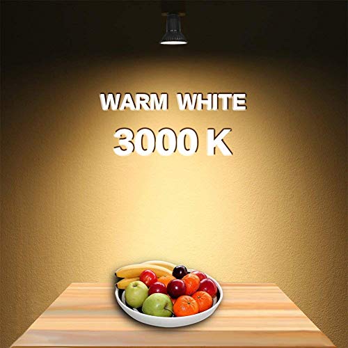 MD Lighting MaoTopCom GU10 LED Light Bulbs 5W Triac Dimmable MR16 Cob Bulb(4 Pack) - 50W Halogen Bulb Equivalent Warm White 3000K 450 Lumen 40 Degree Beam Angle Track Light Spotlight Bulb, AC 110V - Image 4