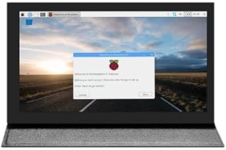 Tela LCD de 7 Polegadas para Raspberry Pi3/Pi4 e Orange Pi com Estojo