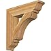 Ekena Millwork BKT04X18X18LEC01RWR Legacy Traditional Bracket, 18"D x 18"H, Rough Sawn Western Red Cedar
