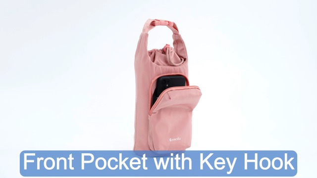 Amazon.com : Ceneda Water Bottle Carrier Bag with Phone Pocket