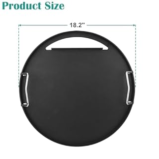 Full Size Griddle for Big Green Egg Large, Flat Top Griddle for Vision Grill VGKSS-CC2, B-11N1A1-Y2A Kamado Joe Classic, Fits Other 18 inch Kamado Charcoal Grills Accessories