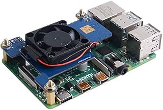 GeeekPi Raspberry Pi 4 PoE HAT Support IEEE 802.3af or 802.3at PoE standard,With Raspberry Pi Cooling Fan 30x30x7mm for Raspberry Pi 4 Model B / 3B+