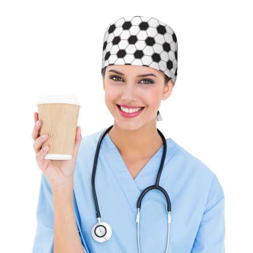 Image of Unisex Adjustable Surgical Sweatband - Elastic Bandage Cap - Scrub Caps for Nurse Working Cap