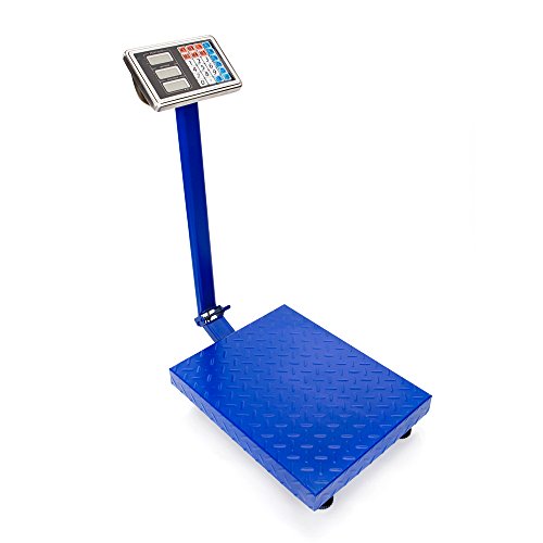 660Lbs Smart Weigh Digital Shipping And Postal Scale,Floor Platform Folding Scales,Stainless Steel High-Definition Lcd Display,Perfect For Luggage Shipping Mailing Package Price (Blue) #TOP1