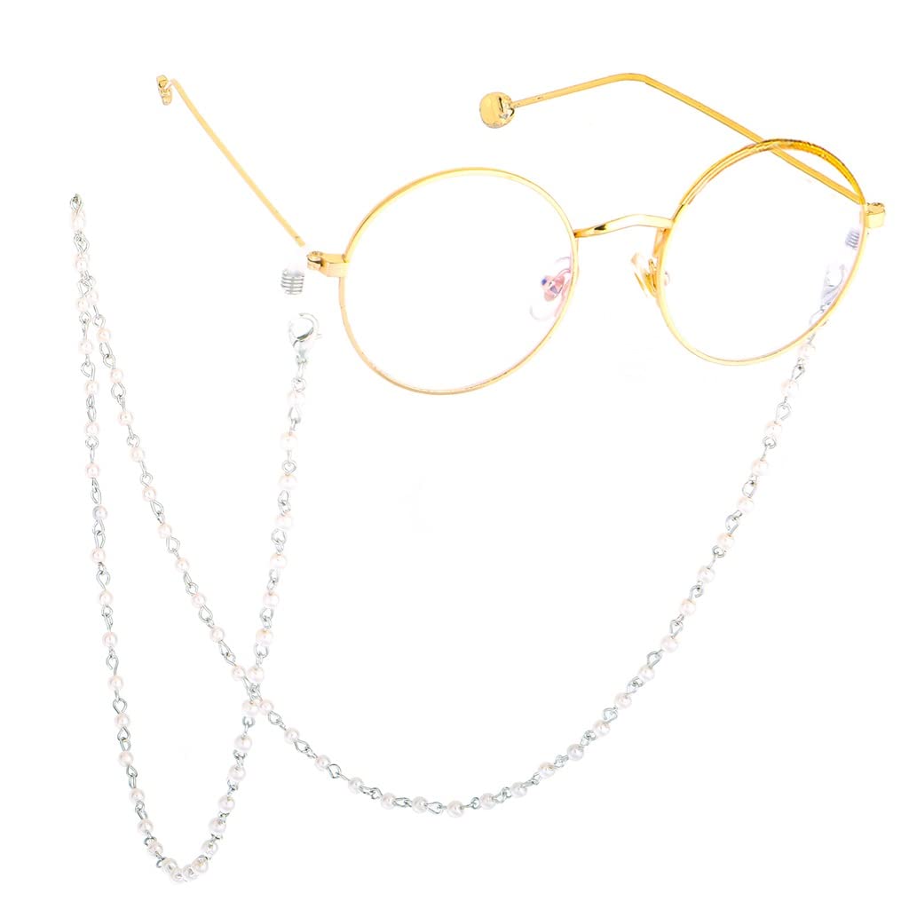 Occhiali con Perle Collana con Cordino Occhiali da Sole Miopia Presbiopia Anti-Perdita Occhiali Anti-Caduta Corda per Occhi Corda (B Come Mostrato in Figura)