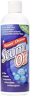 Quick N Brite Scum Off Shower Cleaner for Fiberglass, Tile, and More, 16 Ounces