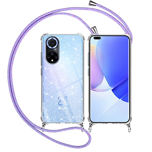 Yoedge Glitter Cordino Cover per Huawei P30 Lite