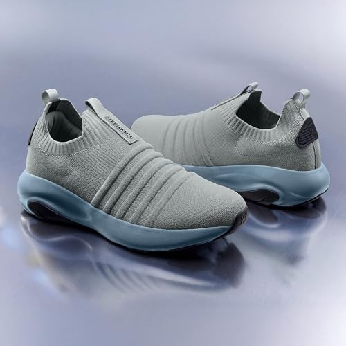 Image of Neeman's Unisex Begin Walk 'Breeze' Slip Ons Shoes | Breathable Knit Upper with Cushioned Insole & Supportive Midsole for Everyday Comfort