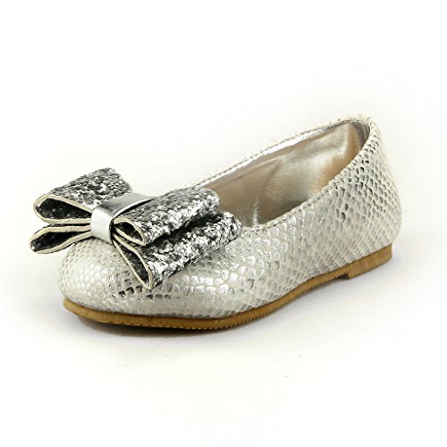 The Doll Maker Snake Skin Metallic Flat