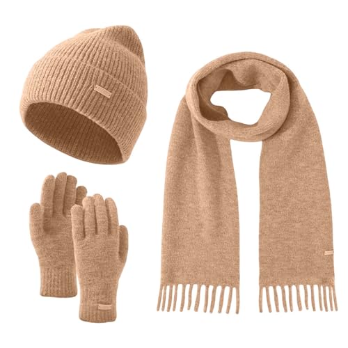 Bonnet tricoté tactile avec isolation thermique et bout des doigts connectés