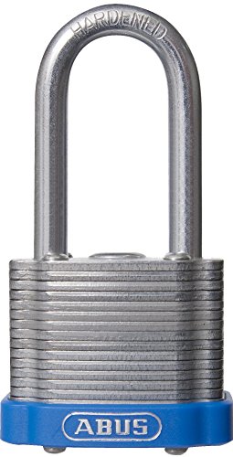 Image of ABUS 19360 41 /40 Laminated Steel Safety Padlock Keyed Alike-Long Shackle, 3 Pack, Blue, 3 Piece