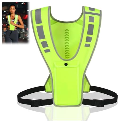 URAQT Reflektierende Sicherheitsweste Set, Reflektierende Warnweste Einstellbar & Elastische Reflektierendes Armbands, Reflektoren Sicherheits für Fahrrad, Joggen, Laufen, Wandern