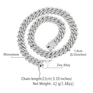 Silver-Dog-Chain-Collar-9-Inch-Diamond-Cuban-Link-Dog-Collar-14mm-Wide-Dog-Necklace-Metal-Chain-Pet-Crystal-Collar-Jewelry-Accessories-for-Small-Medium-Large-Dogs-and-Cats9-Inch - Cucciolini Doodles   Silver-Dog-Chain-Collar-9-Inch-Diamond-Cuban-Link-Dog-Collar-14mm-Wide-Dog-Necklace-Metal-Chain-Pet-Crystal-Collar-Jewelry-Accessories-for-Small-Medium-Large-Dogs-and-Cats9-Inch