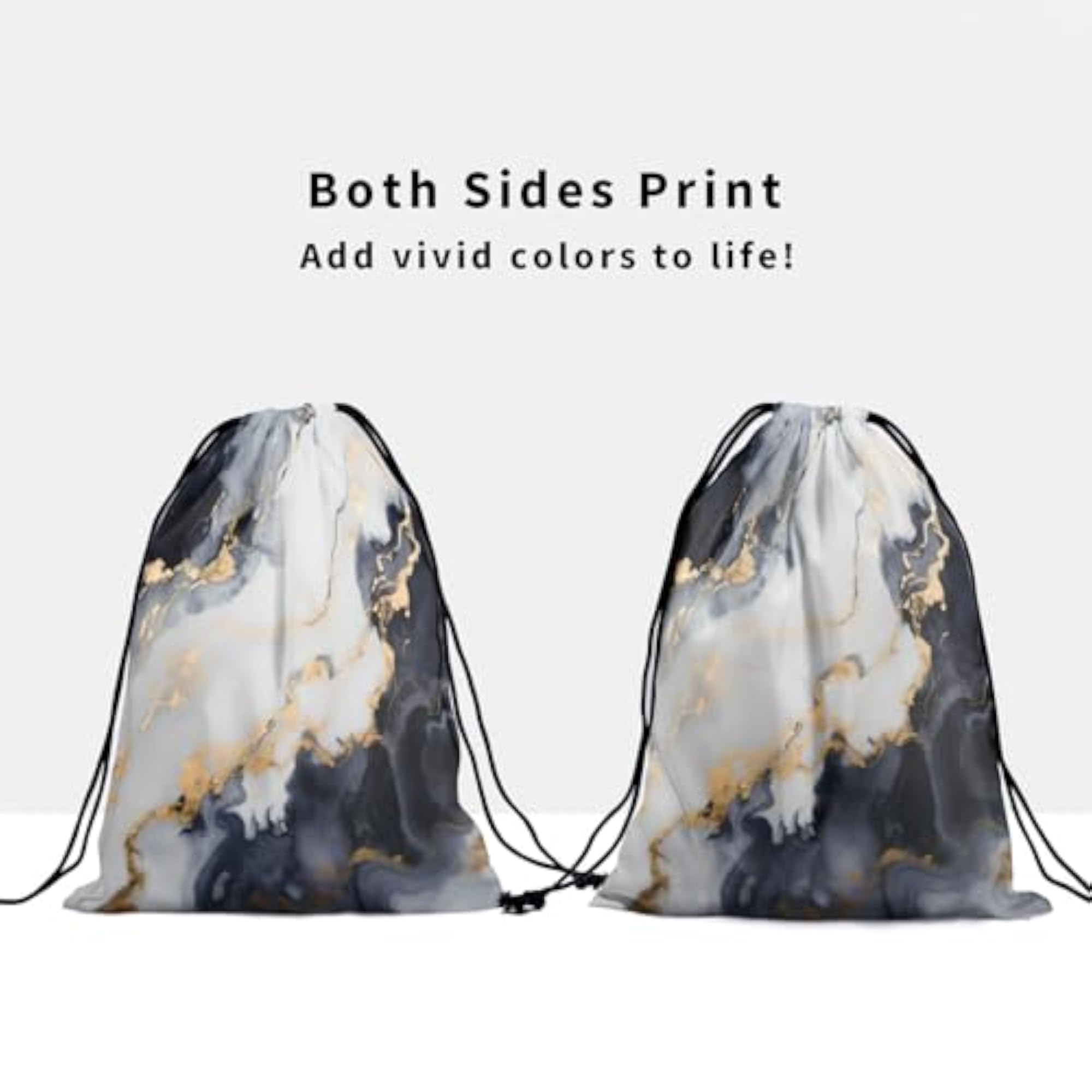 Marble Drawstring Grip Bag for Gymnastics