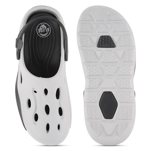 Image of BEONZA Men's Ultra Premium Classic Casual Clogs /Sandals with Adjustable Back Strap for Adults | Comfortable & Light Weight | Stylish & Anti-Skid | Waterproof & Daily Mules for Gents /Boys