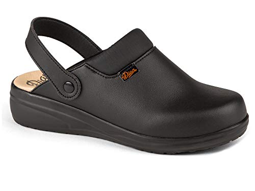 DIAN Zueco ANTIbactariano Modelo MAR Negro Talla 38 Certificado CE EN ISO 20347...