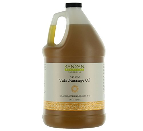 Banyan Botanicals Vata Massage Oil, 128 oz - USDA Organic - Relaxing & Warming - Grounding Herbal Ma - //coolthings.us