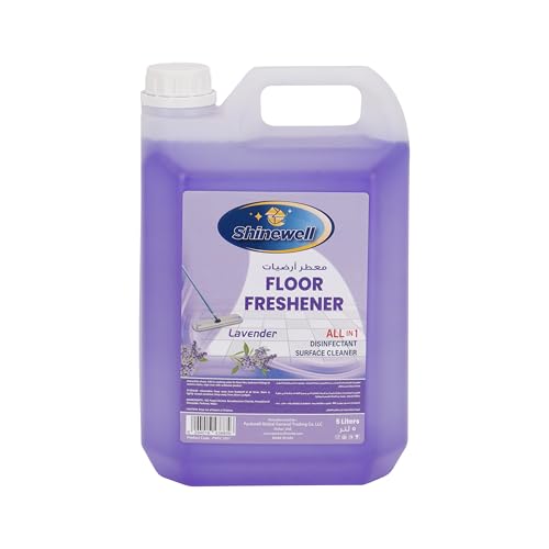 Shinewell Floor cleaner Disinfectant 5 liter Floor Cleaner Liquid Lavender Fragrance all purpose cleaner
