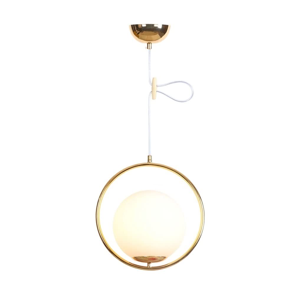 Lámpara de luz colgante de metal minimalista moderno para salón