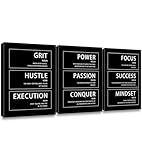 Motivational Hustle Wall Art 3...