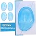 HOUDERCO 12pcs Hair Dyeing Ear Protection Tools Ear Shields Salon Disposables Comfortable for Baking Oil Hair Dryer Blue