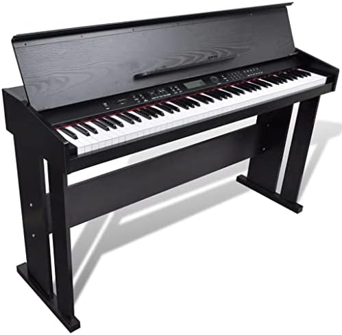vidaXL Classic Electronic Digital Piano with 88 Keys & Music Stand Keyboard