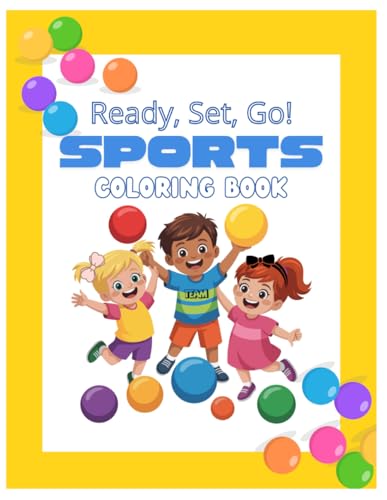 Ready, Set, Game On! Sports Activity Coloring Book for Kids image 2