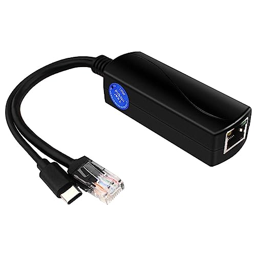Gigabit PoE Splitter 5V 3A IEEE 802.3af Standard 10/100Mbps para cámaras WiFi y tabletas con Power Over Ethernet miniatura 1