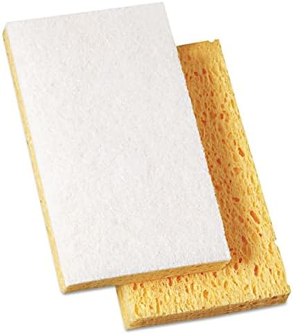 BWK16320 3.6 x 6.1 in. Scrubbing Sponge 0.7 in. Thick Yellow & White - 20 per Case