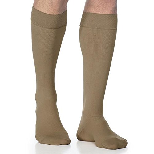 Image of SIGVARIS Men's Midtown Microfiber 820 Knee-High 20-30mmHg