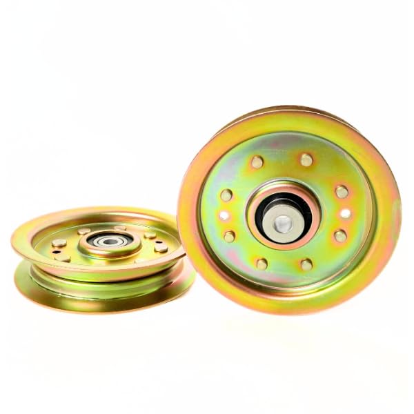 756-04129 Flat Idler Pulley for MTD Cub Cadet RZT 50 L54 42 S50 Troy-Bilt GT54 TB2450 753-08171 756-04129B 756-04129C 2 Pack