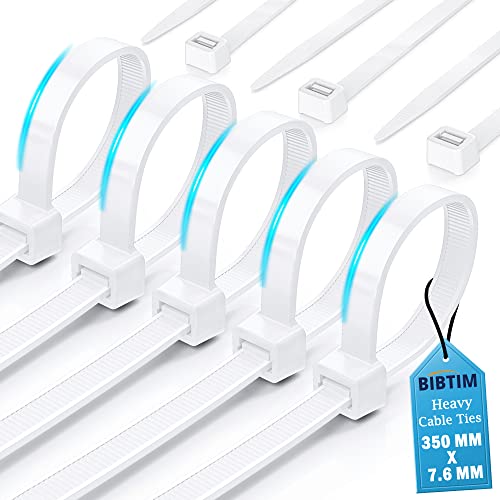 BIBTIM Fascette per cavi, 350 x 7.6 mm, Confezione...