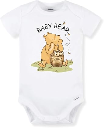 Baby Bear Pooh Hunny Pot Baby Bodysuit, Kids T-Shirt