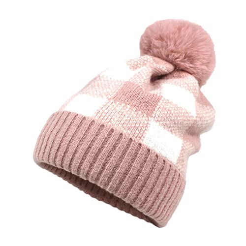 Berretto a Quadri Invernale da Donna Uomo Slouch